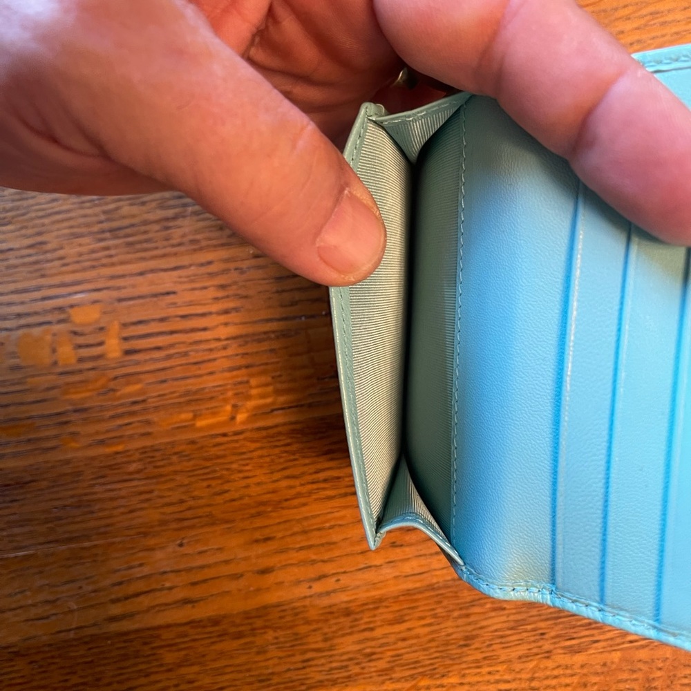Tiffany & Co. Blue Wallet - Picture 7 of 14